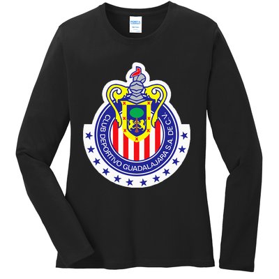 Deportivo Guadalajara Club Supporter Fan Mexico Mexican Ladies Long Sleeve Shirt