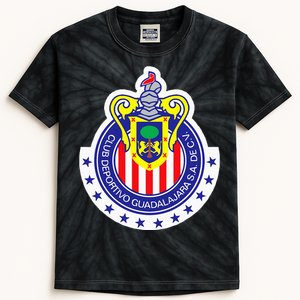 Deportivo Guadalajara Club Supporter Fan Mexico Mexican Kids Tie-Dye T-Shirt