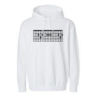 Dad Guitar Chord Garment-Dyed Fleece Hoodie