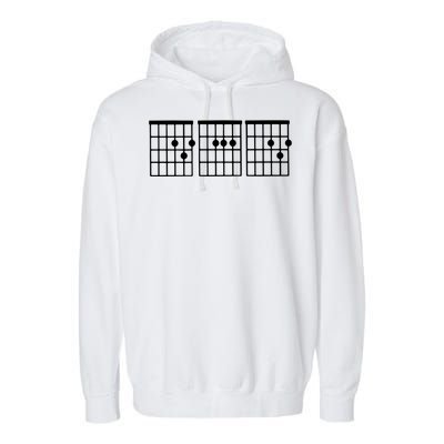 Dad Guitar Chord Garment-Dyed Fleece Hoodie