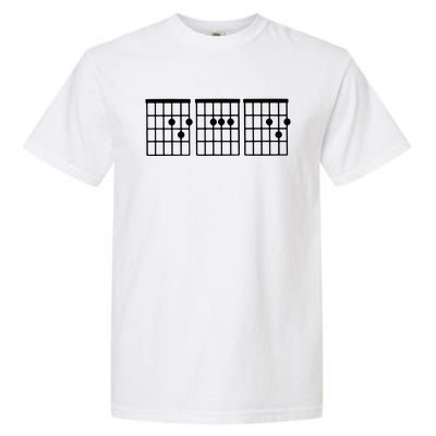 Dad Guitar Chord Garment-Dyed Heavyweight T-Shirt