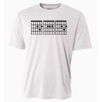 Dad Guitar Chord Cooling Performance Crew T-Shirt