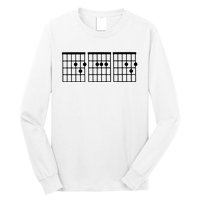 Dad Guitar Chord Long Sleeve Shirt