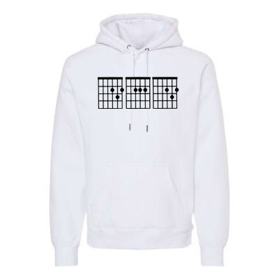 Dad Guitar Chord Premium Hoodie