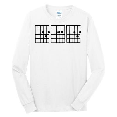 Dad Guitar Chord Tall Long Sleeve T-Shirt