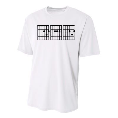 Dad Guitar Chord Performance Sprint T-Shirt