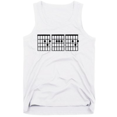 Dad Guitar Chord Tank Top