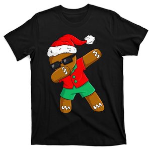 Dabbing Gingerbread Christmas In July Xmas Dab T-Shirt