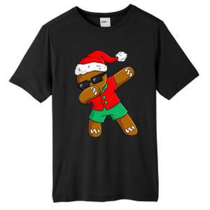 Dabbing Gingerbread Christmas In July Xmas Dab Tall Fusion ChromaSoft Performance T-Shirt