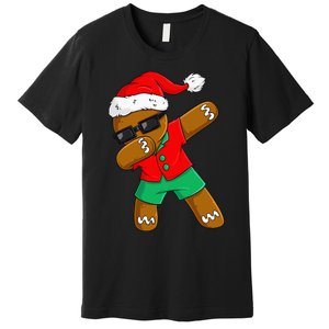 Dabbing Gingerbread Christmas In July Xmas Dab Premium T-Shirt