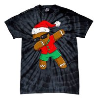 Dabbing Gingerbread Christmas In July Xmas Dab Tie-Dye T-Shirt