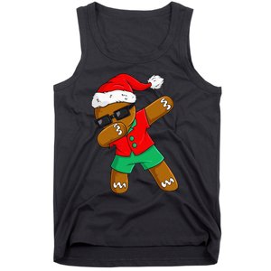 Dabbing Gingerbread Christmas In July Xmas Dab Tank Top