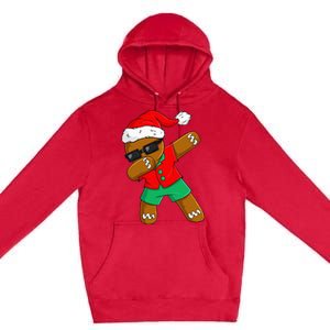 Dabbing Gingerbread Christmas In July Xmas Dab Premium Pullover Hoodie