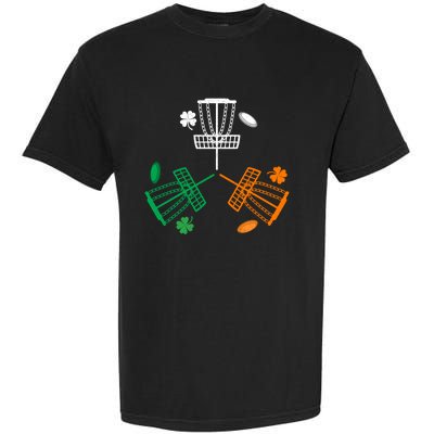 Disc Golf Clover Irish Flag Costume St Patricks Day Meaningful Gift Garment-Dyed Heavyweight T-Shirt