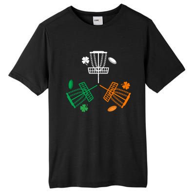 Disc Golf Clover Irish Flag Costume St Patricks Day Meaningful Gift Tall Fusion ChromaSoft Performance T-Shirt