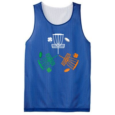 Disc Golf Clover Irish Flag Costume St Patricks Day Meaningful Gift Mesh Reversible Basketball Jersey Tank