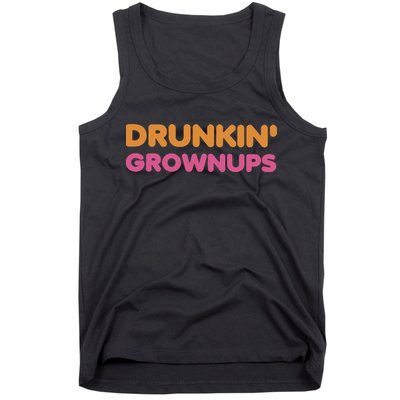 Drunkin Grownups Colors Trending Heart Birthday Daughter Tank Top