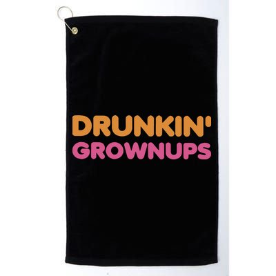 Drunkin Grownups Colors Trending Heart Birthday Daughter Golf Towel