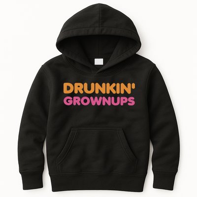 Drunkin Grownups Colors Trending Heart Birthday Daughter Kids Hoodie