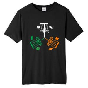 Disc Golf Clover Irish Flag Costume St Patricks Day Gift Tall Fusion ChromaSoft Performance T-Shirt