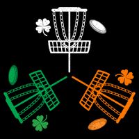 Disc Golf Clover Irish Flag Costume St Patricks Day Gift Flatbill Hat