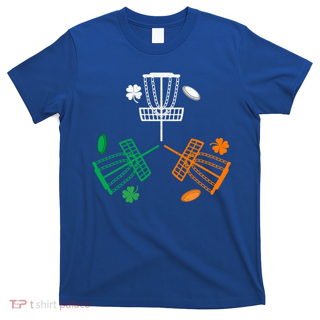 Disc Golf Clover Irish Flag Costume St Patricks Day Gift T-Shirt