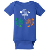 Disc Golf Clover Irish Flag Costume St Patricks Day Gift Baby Bodysuit