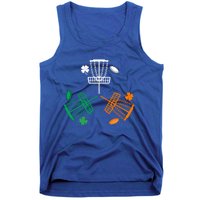 Disc Golf Clover Irish Flag Costume St Patricks Day Gift Tank Top