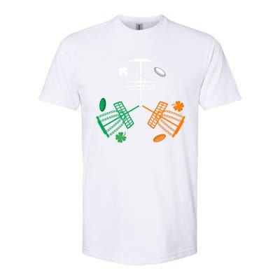 Disc Golf Clover Irish Flag Costume St Patricks Day Gift Softstyle CVC T-Shirt