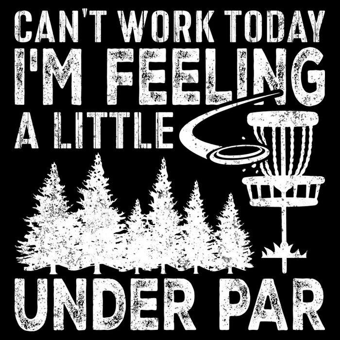 Disc Golf Can't Work Today A Little Under Par For Frisbee Golf City Backpack
