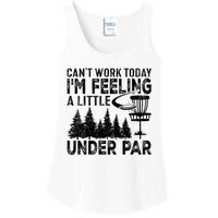 Disc Golf Can't Work Today A Little Under Par For Frisbee Golf Ladies Essential Tank