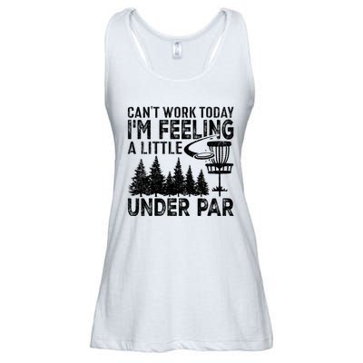 Disc Golf Can't Work Today A Little Under Par For Frisbee Golf Ladies Essential Flowy Tank