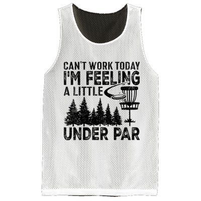 Disc Golf Can't Work Today A Little Under Par For Frisbee Golf Mesh Reversible Basketball Jersey Tank