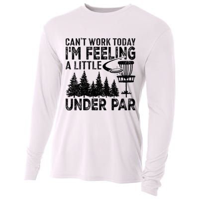 Disc Golf Can't Work Today A Little Under Par For Frisbee Golf Cooling Performance Long Sleeve Crew