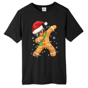 Dabbing Gingerbread Christmas Funny Xmas Dab Tall Fusion ChromaSoft Performance T-Shirt