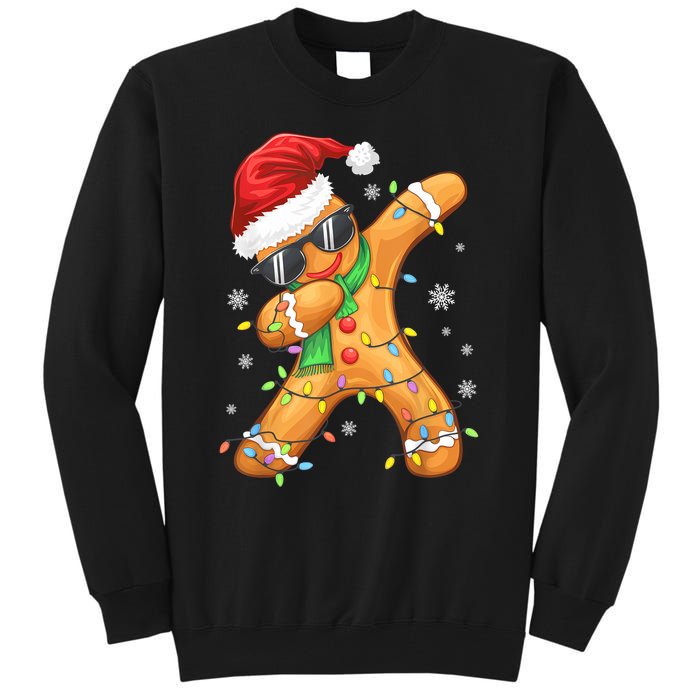 Dabbing Gingerbread Christmas Funny Xmas Dab Tall Sweatshirt