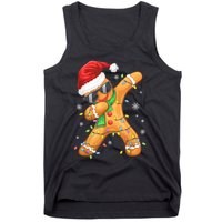 Dabbing Gingerbread Christmas Funny Xmas Dab Tank Top