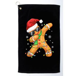 Dabbing Gingerbread Christmas Funny Xmas Dab Platinum Collection Golf Towel