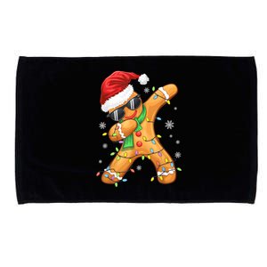 Dabbing Gingerbread Christmas Funny Xmas Dab Microfiber Hand Towel