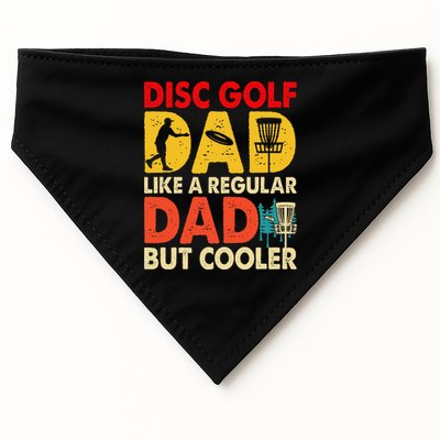Disc Golf Dad Grandpa Joke For Disc Golf Player Lovers USA-Made Doggie Bandana