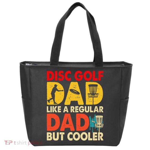 Disc Golf Dad Grandpa Joke For Disc Golf Player Lovers Zip Tote Bag