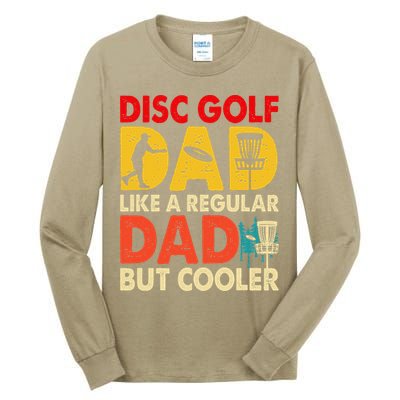 Disc Golf Dad Grandpa Joke For Disc Golf Player Lovers Tall Long Sleeve T-Shirt