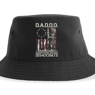 Daddd Gun Dads Against Daughters Dating Democrats Sustainable Bucket Hat