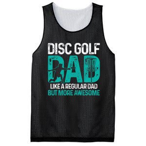 Disc Golf Dad Funny Cool Frisbee Frolf Golf Basket Gift Mesh Reversible Basketball Jersey Tank