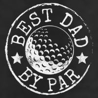 Disc Golf Dad Best Dad By Par Father's Day Disk Frisbee 25L Jumbo Tote