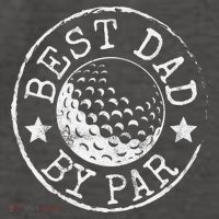 Disc Golf Dad Best Dad By Par Father's Day Disk Frisbee Vector Backpack