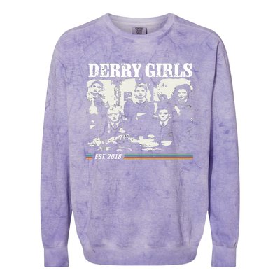 Derry Girl Colorblast Crewneck Sweatshirt