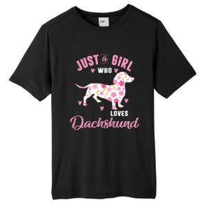 Dachshund Gift Dachshund Lover Gift Tall Fusion ChromaSoft Performance T-Shirt