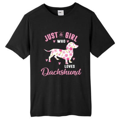 Dachshund Gift Dachshund Lover Gift Tall Fusion ChromaSoft Performance T-Shirt