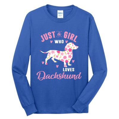 Dachshund Gift Dachshund Lover Gift Tall Long Sleeve T-Shirt